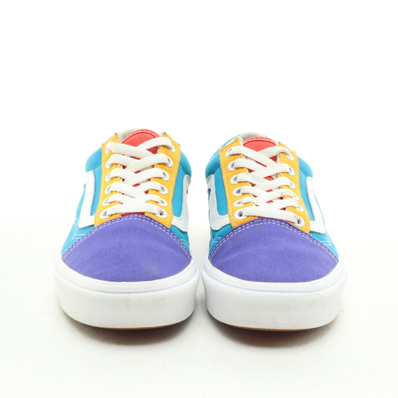 Vans Comfycush Multi Color Sneakers Women 6.5 Purple/Red Canvas Like New - Picture 4 of 16